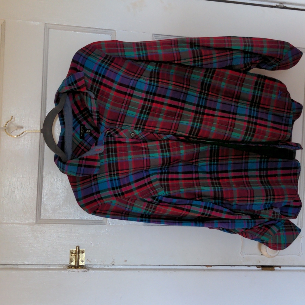 Talbot's size XLp plaid shirt